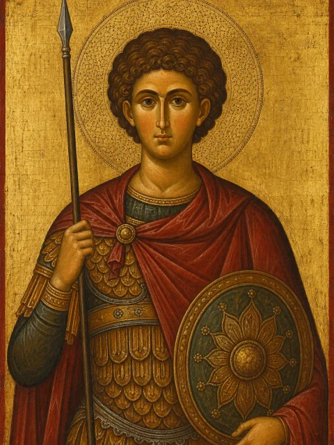 Tablou cu Sfântul Gheorghe